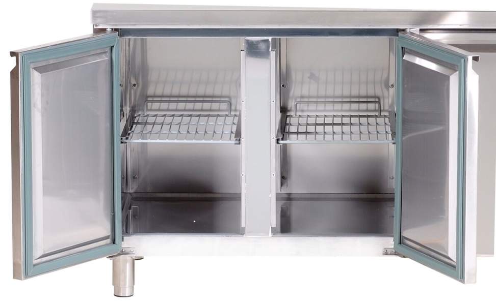 Морозильный стол GGM GASTRO ECO - 2200x700 мм - с 4 дверями цена