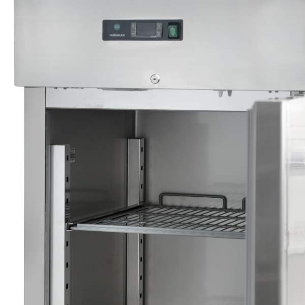 Холодильный шкаф HURAKAN HKN-GX650TN INOX 650 л цена