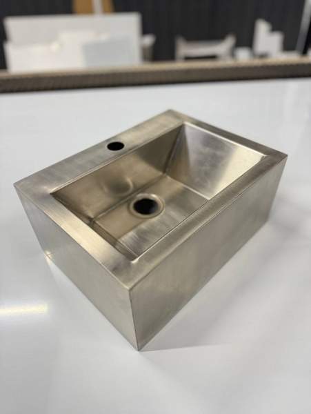Рукомойник из нержавеющей стали 400х300х182 купить