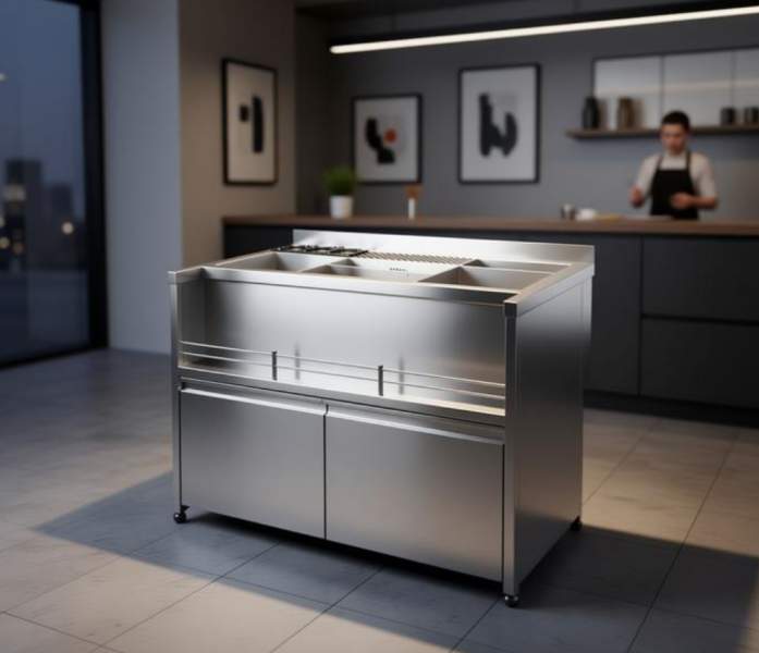 Станція бармена з шухлядами 1120/700/850 DS3 в DSTO