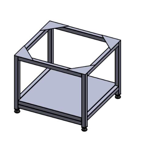 Подставка из нержавеющей стали под посудомоечную машину Asber GE500DD