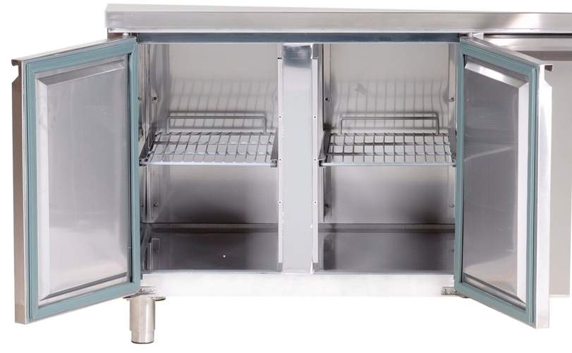 Морозильный стол GGM GASTRO ECO - 2200x700 мм - с 4 дверями цена