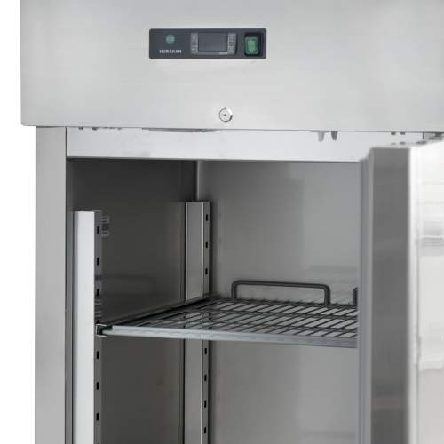 Холодильный шкаф HURAKAN HKN-GX650TN INOX 650 л цена
