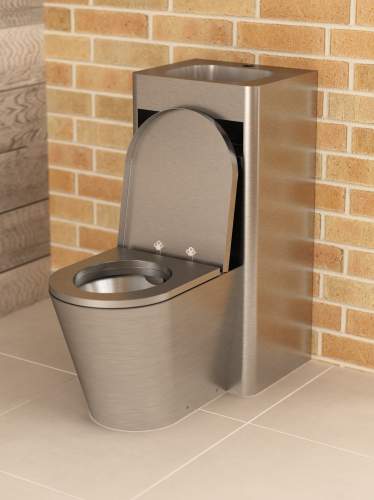 Унитаз-моноблок антивандальный с раковиной купить